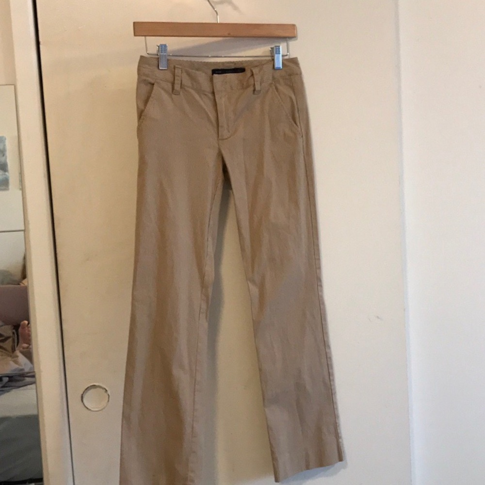 Marc by Marc Jacobs pinstriped tan pants